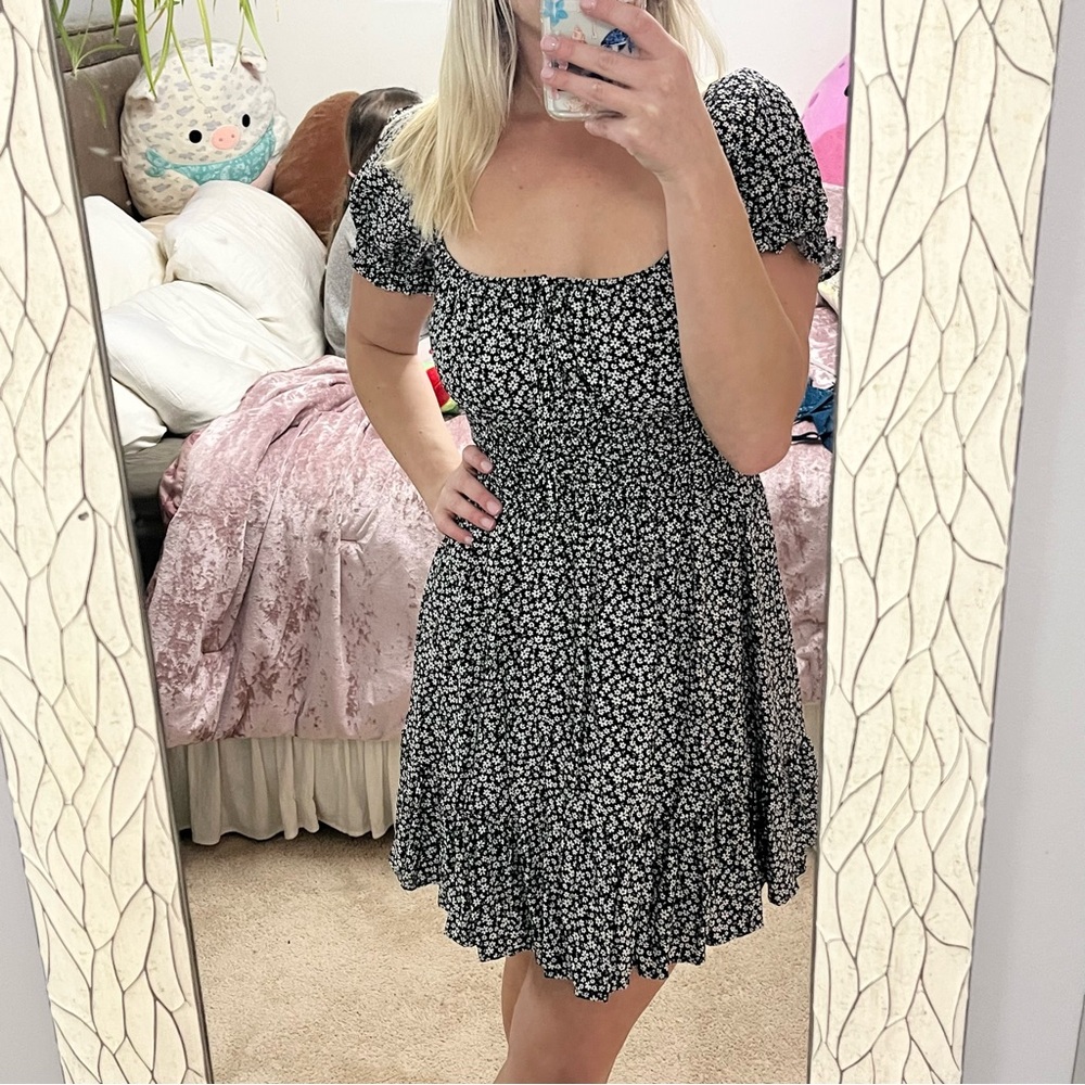 Hesperus floral babydoll mini dress